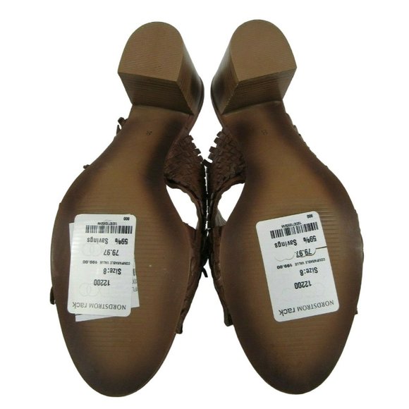 Vintage Foundry Co Louisa Woven Leather Sandal Women's Shoes size 8 - Picture 5 of 8